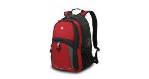 Рюкзак WENGER, красный/черный/серый, полиэстер 600D/2 мм рипстоп/фьюжн, 33x15x45 см, 22 л