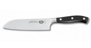 7.7303.17G Кухонный нож повара Victorinox кованый Santoku, 17 см подарочная упаковка