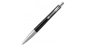 Ручка шариковая Parker Urban Premium K312 (1931615) Ebony Metal CT M синие чернила подар.кор.