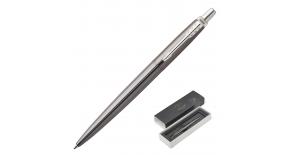 Ручка гелевая Parker Jotter Premium K178 (2020645) Oxford Grey Pinstripe CT 0.7мм черные чернила под