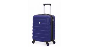 Чемодан SWISSGEAR TRESA, синий, АБС-пластик, 35x24x54 см, 38 л