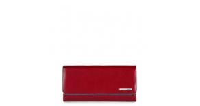 Кошелек женский Piquadro Blue Square  (PD3889B2/R) красный натур.кожа