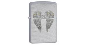 Зажигалка ZIPPO Classic с покрытием Chrome Arch, латунь/сталь, серебристая, матовая, 36x12x56 мм