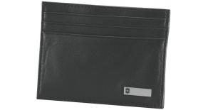 30163001  Зажим для денег с клипсой VICTORINOX Altius 3.0 Rome, чёрный, натуральная кожа наппа, 10x1x8 см