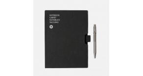 Записная книжка Carandache Office (8491.452) черный A6 192стр. в линейку в компл.:ручка шариковая 84
